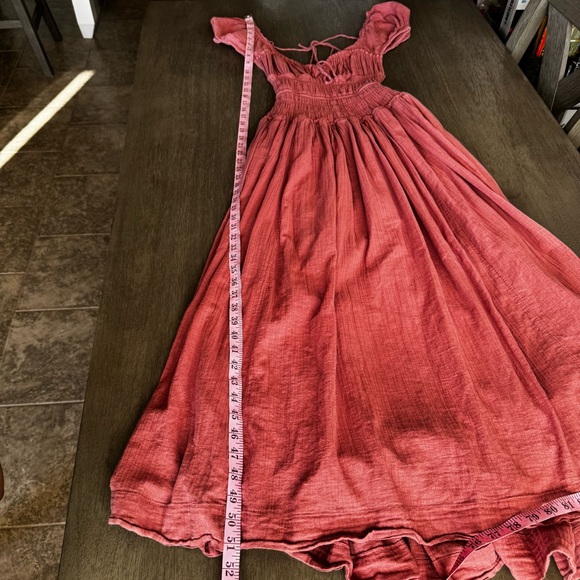 Free People Feeling Bonita Midi Dress Backless Pink Rose XS - Picture 14 of 14